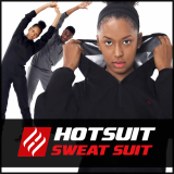 -Hotsuit G2 Black- Sauna Suits- Sweat Suits